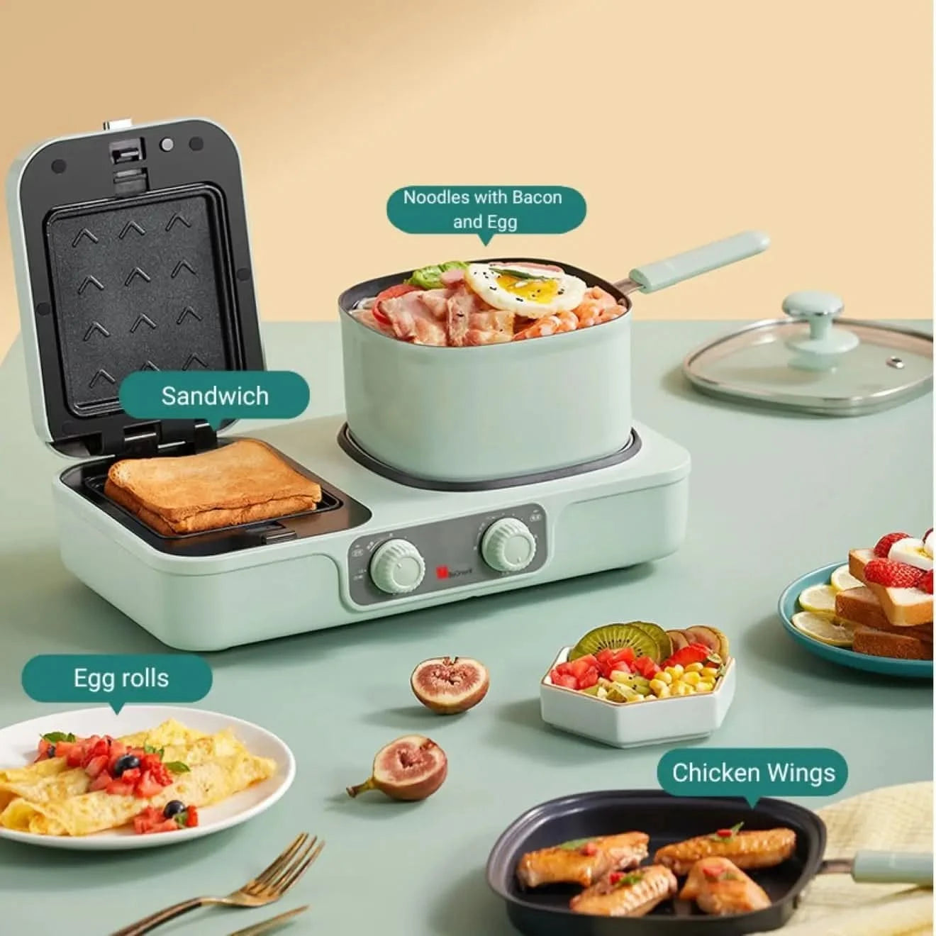 All In One Multi-Functional Breakfast Maker - M & M Global