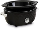 Slow Cooker 5.5 Litre Slow Cooker, Black, 142110 - M & M Global