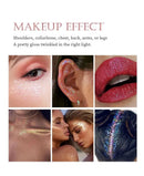 Facial&body Chameleon High Gloss Glitter Powder Long Lasting Waterproof Stage Party Glitter Eyeshadow Hair Face Body Glitter Gel - M & M Global