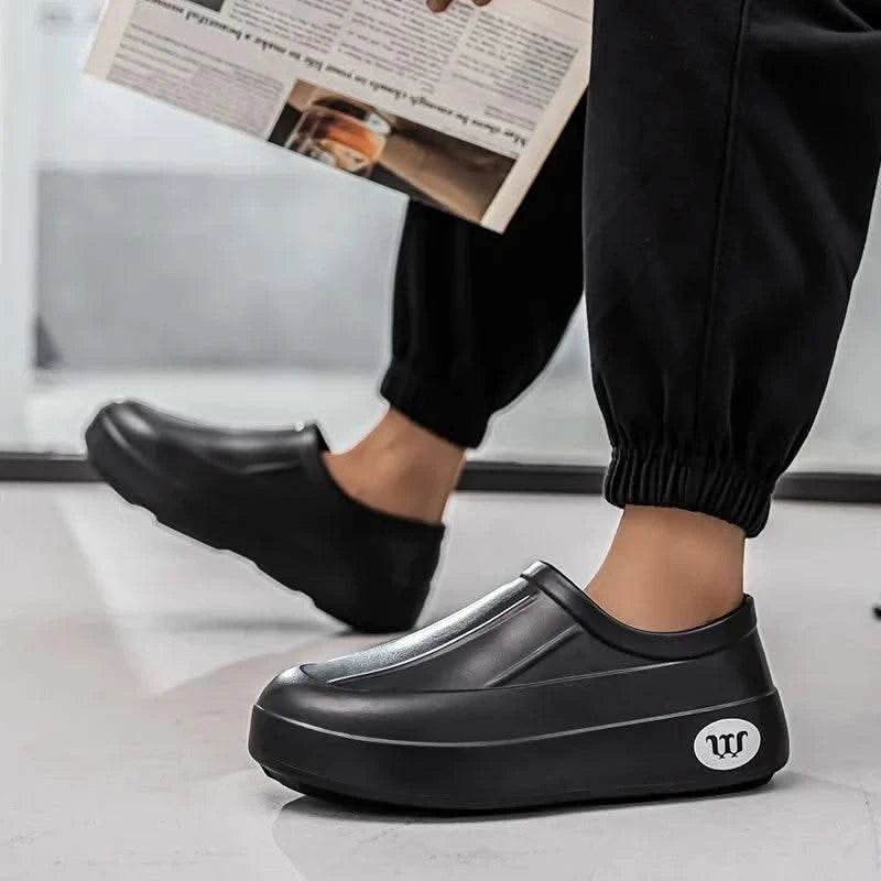 A Pair of Men's Wear-Resistant Men's Casual Shoes, Non-Slip, Wear-Resistant, Waterproof Work Shoes, Casual Sports Shoes for Men - M & M Global