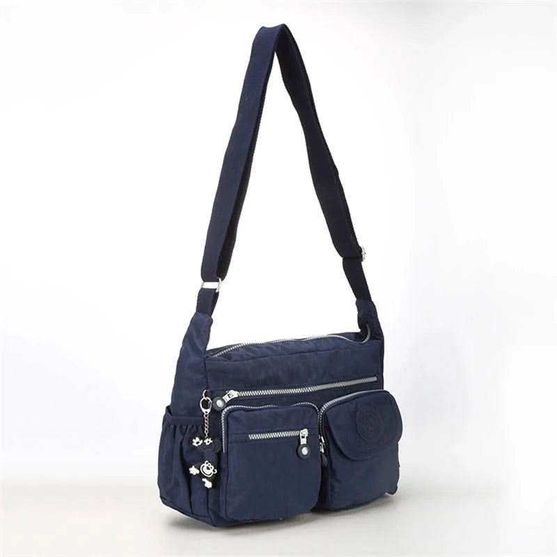 High Quality A4 Men Women Shoulder Messenger Bag Cross Body Large Capacity Purse Waterproof Lightweight Blue Purple Red M0938 - M & M Global