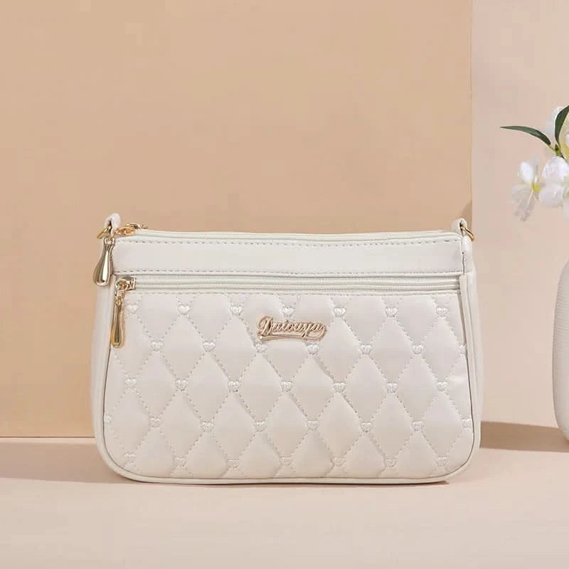 Embroidery Messenger Bags Women Leather Handbags Bags for Women Sac a Main Ladies hair ball Hand Bag - M & M Global
