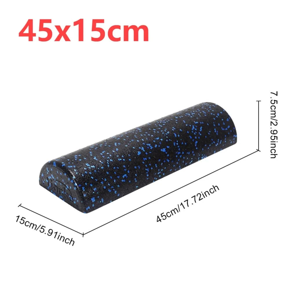 EPP Yoga Pilates Foam Roller 30/45cm Fitness Equipment Massage Roller Body Exercise Training Gym Back Roller for Women Men Gifts - M & M Global