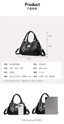 Women'S Bag 2025 New Designer Mid Year Lady Mom Crossbody Large High-Capacity Handbag - M & M Global