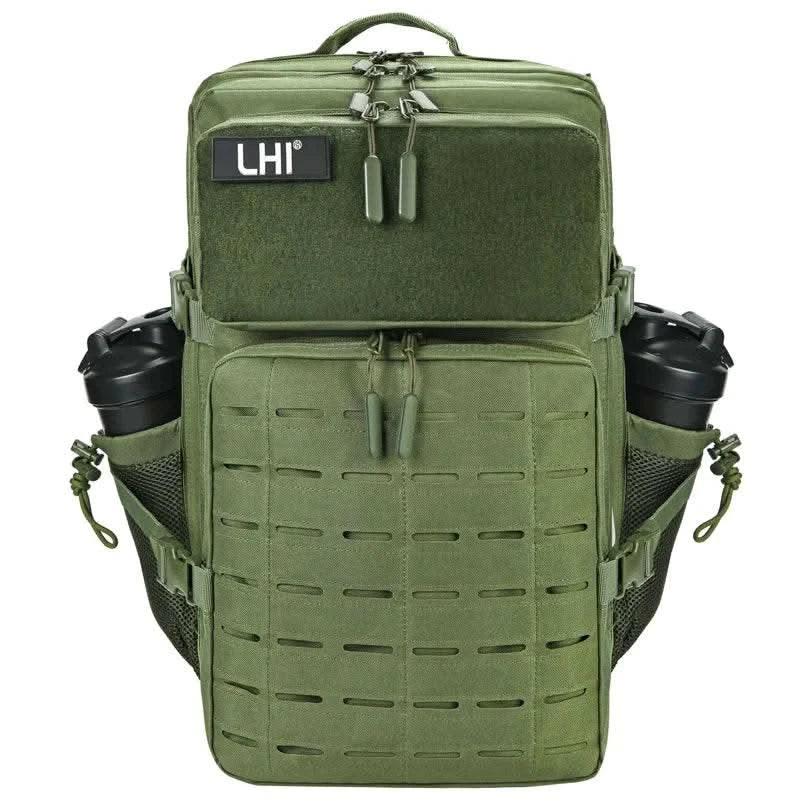 45L/25L Tactical Backapck for Men Women Waterproof Camping Travel Bag Outdoor Sports Hiking Survival Rucksack with Bottle Holder - M & M Global