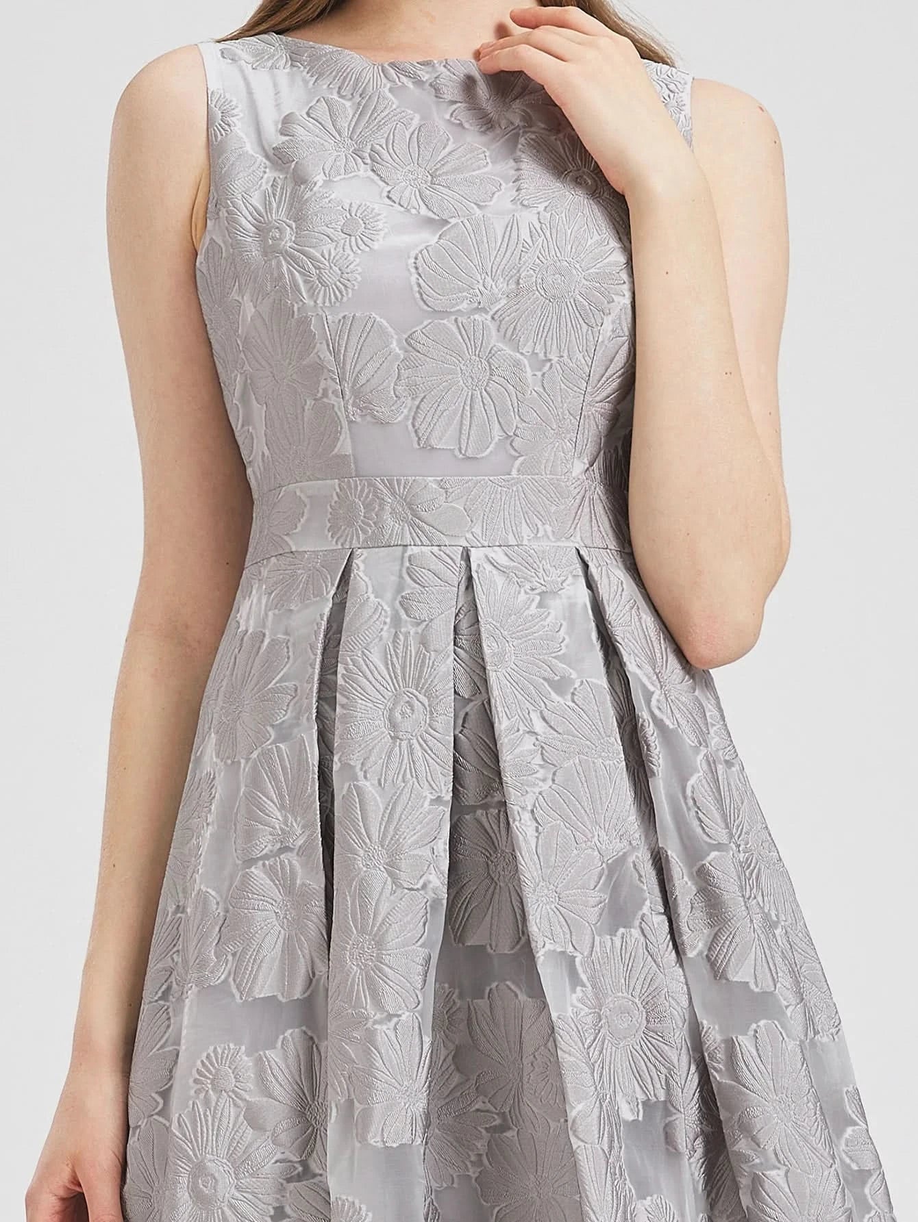 Women 2024 New Fashion Organza Flower Embroidery Elegant Long Dress Summer Sleeveless Dresses Lady Holiday Evening Prom Vestido - M & M Global