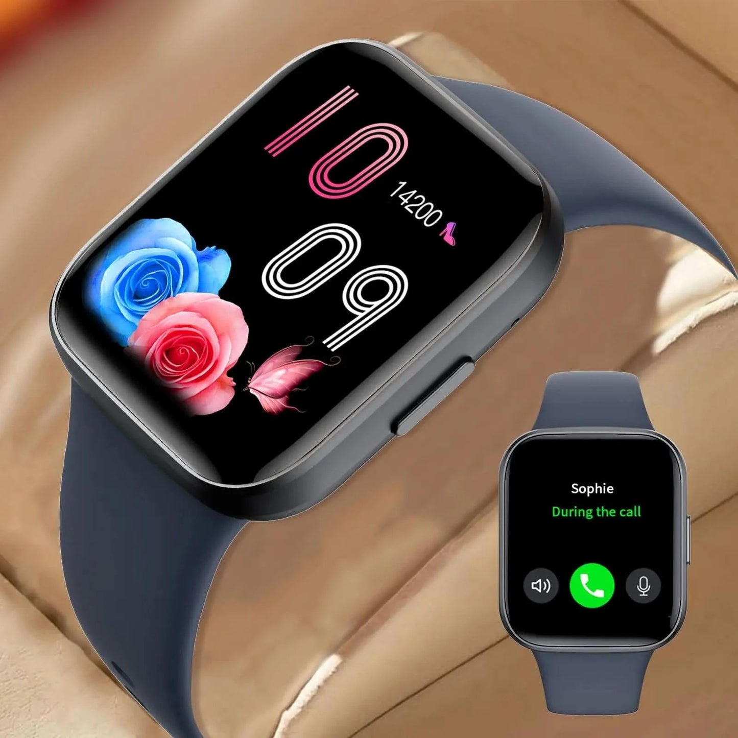 Smart watch, call/message reminder, multiple sports modes, custom wallpaper, sports watch, suitable for Android and iPhone