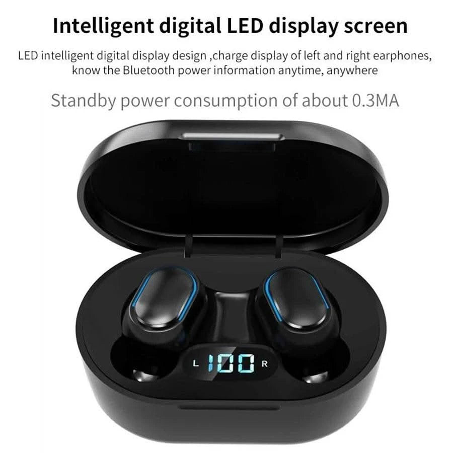E7S TWS Wireless Headphones Bluetooth Earphones HIFI Lossless Sound Headsets Sport Waterproof Earbuds For All Smartphones - M & M Global