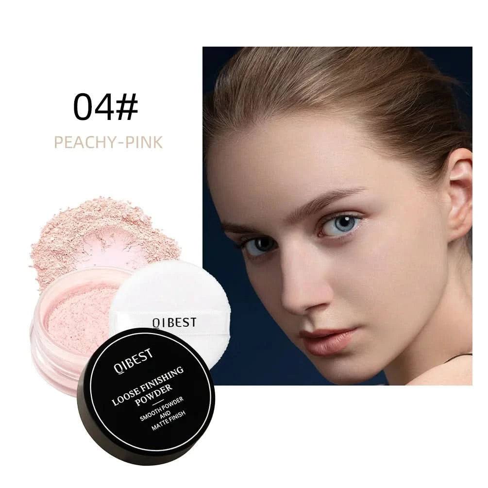Face Loose Powder Translucent Matte Pink White Setting Powder Oil-Control Cosmetics Long-Lasting Waterproof Facial Makeup Powder - M & M Global