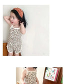 Baby Clothes Sets Summer Toddler Girl Strap Suits Cotton Printing Baby Boy Tops Tee and Shorts Infant Tracksuit Newborn Sets - M & M Global
