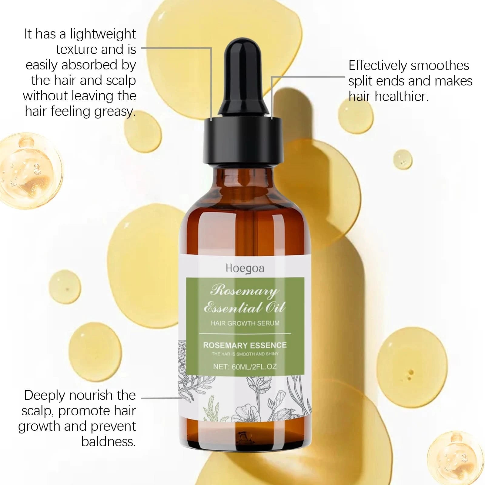 Hair Care Oils Keep Smoothing Repair Damaged Deeply Nourishing Growth Prevent Loss Straightening Dry Natural Hair Essential Oil - M & M Global