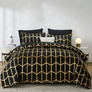 Black and gold geometric patterned bedding set on a bed in a bedroom.Comfora Cozy Bedding Set
sage green bedding
white bedding set
comforter set queen
floral duvet cover
Comfora Cozy Bedding Set
plush comforter set cozy pack
ultra-soft all-season comforter and shams
luxury cozy bedding set online
warm textured comforter set King/Queen

Green Plant Bedding


Botanical Quilt Set


Nature Print Bedding


5 Piece Bedding Set

7 Piece Bedding Set

