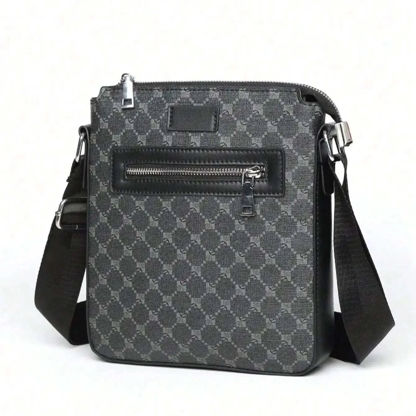 Casual Single Shoulder Crossbody Bag Crossbody Bag Sling Bag Chest Bag Men's Business Small Square Messenger Bag - M & M Global
