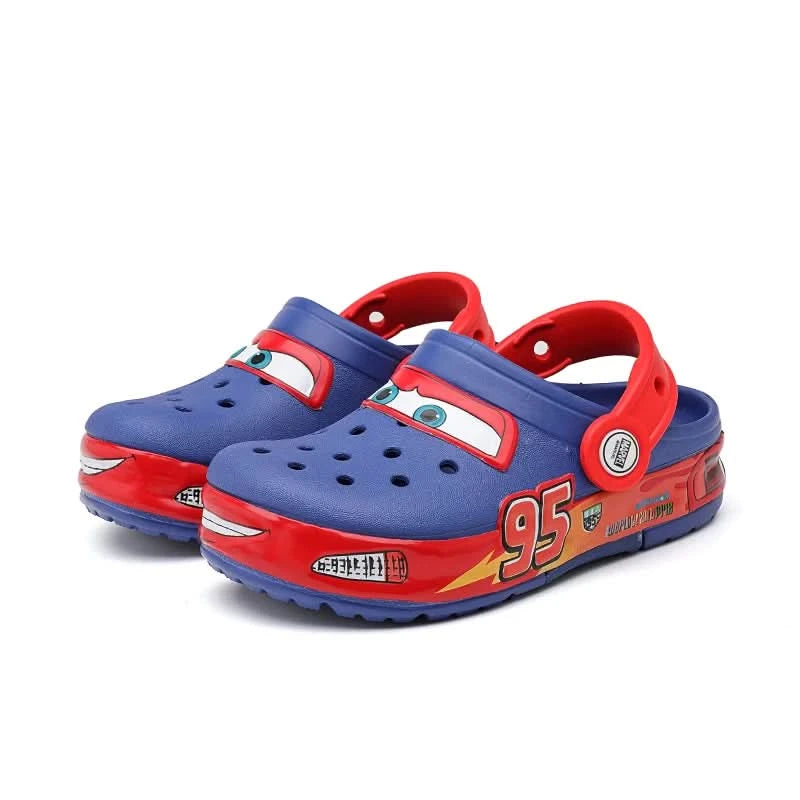 New Cars Lightning Mcqueen Shoes Children'S Slippers Boy Girl Anti Slip Anti Odor Beach Sandals Birthday Gift - M & M Global