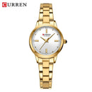 CURREN-Women's Simple Dial Wristwatch, Elegant and Charming Bracelet Quart Watches for Lady, Fashion Brand - M & M Global