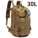 30L/50L 1000D Nylon Waterproof Trekking Fishing Hunting Bag Backpack Outdoor Rucksacks Tactical Sports Camping Hiking - M & M Global