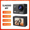 SJCAM SJ4000 Air Action Camera with 4K Video 30M Waterproof 2.4G WiFi Sports Camera Action Cam Sports Camera bicycle motorcycles - M & M Global