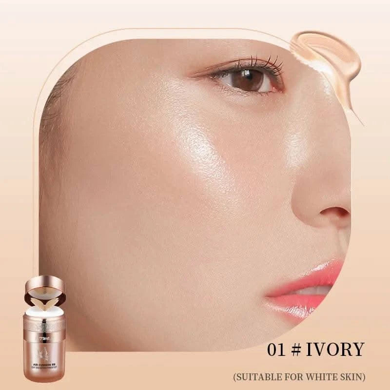 Air Cushion BB Cream Butterfly Powder Puff Moisturizing Foundation Concealer Whitening Oil-control Waterproof Makeup Cosmetics - M & M Global