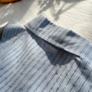 Fashion Clothes Summer Kids Boys Girls Causal Strips Shirt Shorts 2Pcs/Set With Tie Toddler Baby Clothing Infant 0-5 Years - M & M Global