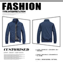 Spring Autumn Casual Solid Fashion Slim Bomber Jacket Men Overcoat New Arrival Baseball Jackets Men's Jacket 2025