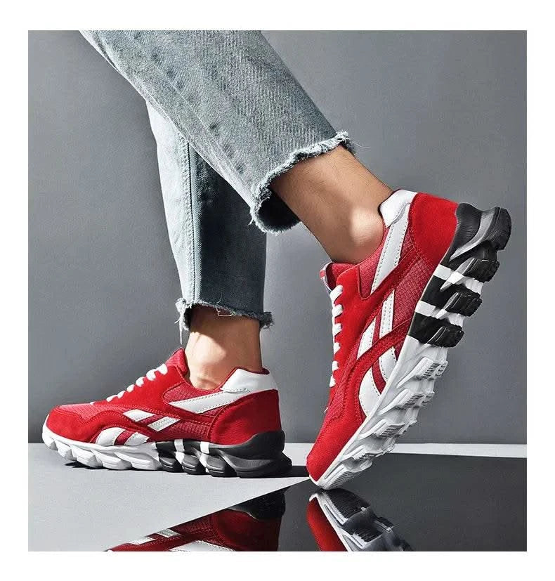 Brand Trend Size 46 47 48 Men's Wear-resistant Cushioning Thick-soled Fitness Sneakers Outdoor Breathable Running Shoes for Men - M & M Global
