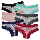Sexy Lace Women Panties Cotton Underwear Girls Bow Briefs New Ladies Bikini 6 Pcs/set - M & M Global