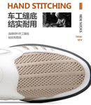 Business Leather Shoes For Men Summer British Style Hight Quality Casual White Leather Shoes Male Slip On Men Loafer Comfortable - M & M Global