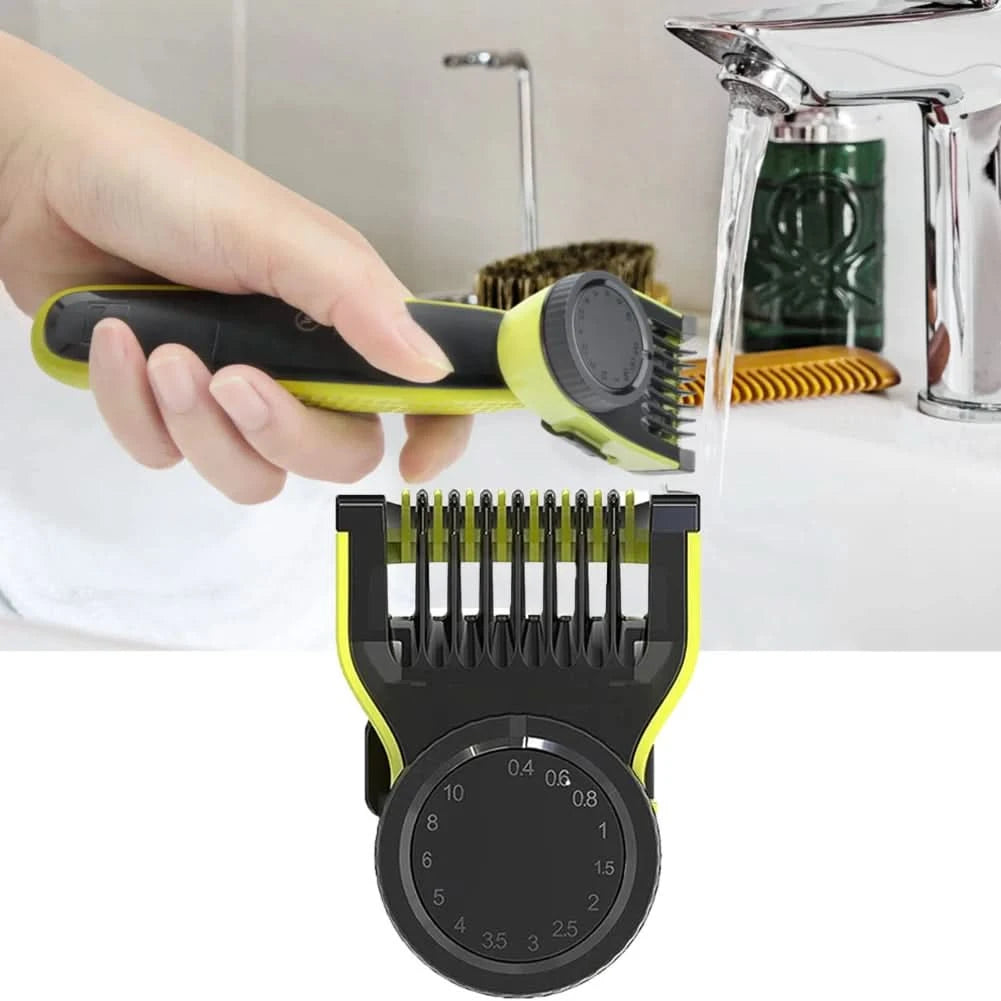 Trimmer Clipper Guide Comb 0.4 To10 MM Shaver Cutter Head Accessories QP2520 QP2530 QP2630 QP2620 14-length Adjustable Kit - M & M Global
