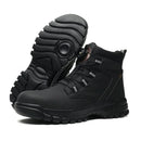 Waterproof Safety Boots Men Indestructible Steel Toe Work Boots Anti-smash Stab-resistant Safety Shoes Biker Botas Para Hombre
