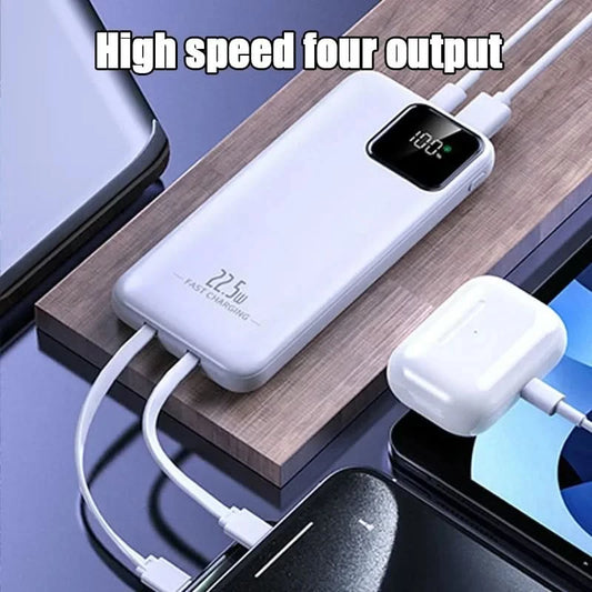 New Power Bank 20000mAh  Portable External Battery 22.5W Fast Charging Portable Charger for IPhone Xiaomi Redmi Poco Powerbank - M & M Global