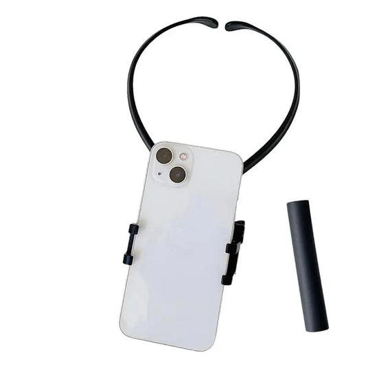 Mobile Neck Stable Mobile Phone Neck Stand Portable Neck Mobile Phone Holder Flexible Around Neck Phone Holder For Bed - M & M Global