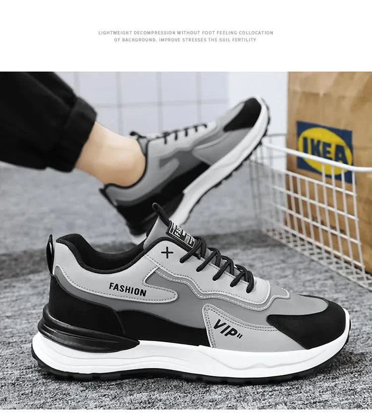 Summer men's new breathable Forrest Gump shoes men's sports shoes Korean version versatile thick sole casual running dad shoes - M & M Global