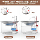 2L fully stainless steel pet water dispenser Automatic cat water fountain with optional sensor  and heater