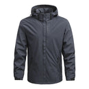 Men's Waterproof Rain Jacket Lightweight Outer Hooded Outdoor Raincoat Hiking Windproof Jacket Climbing Outdoor Jackets