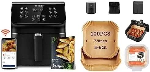 Pro II Smart Air Fryer 5.8QT & Air Fryer Liners - M & M Global