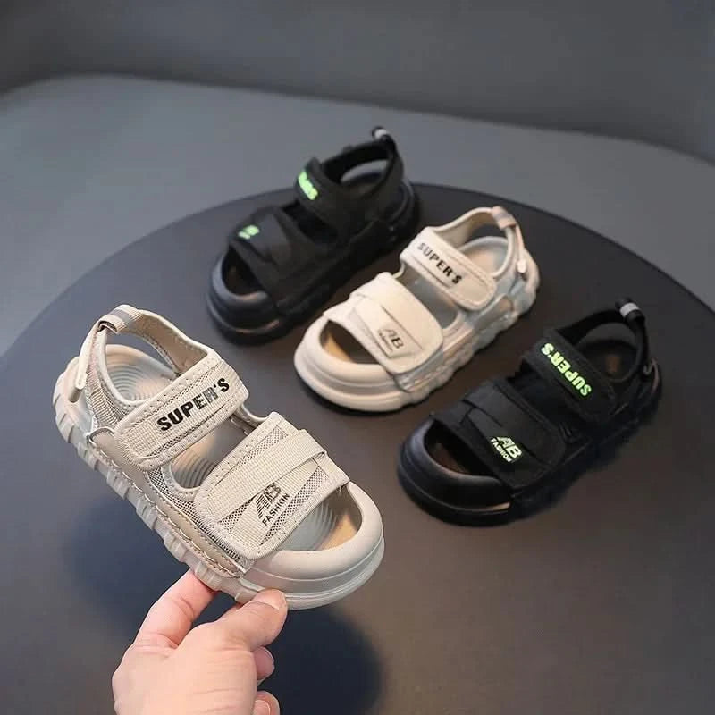 Boys Sandals Summer Kids Shoes Fashion Light Soft Flats Toddler Baby Girls Sandals Infant Casual Beach Children Shoes Outdoor - M & M Global
