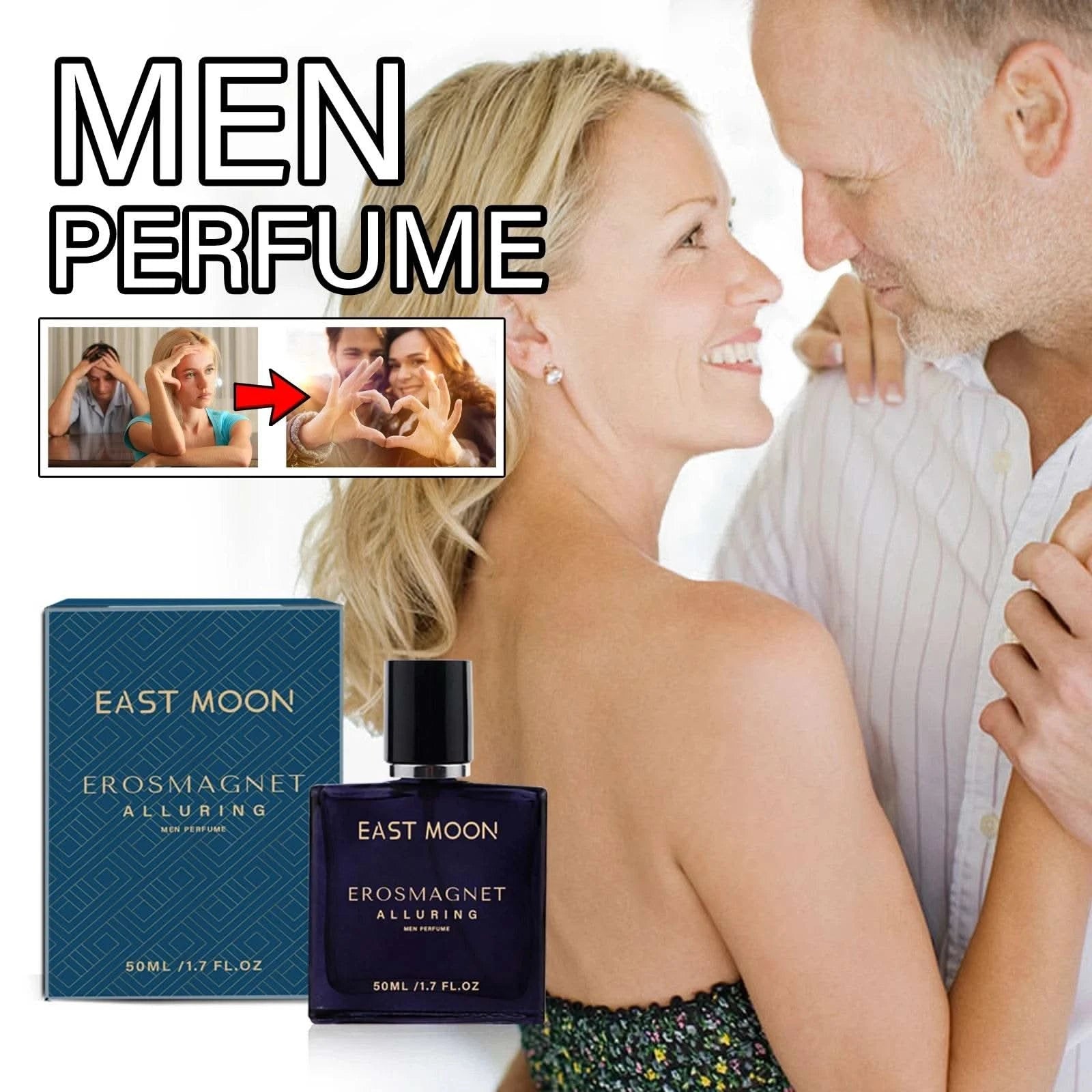 EAST MOON Men Perfume Make You Exude a Youthful and Masculine Atmosphere and Release Your Youthful Charm Perfume for Men 50 ml - M & M Global