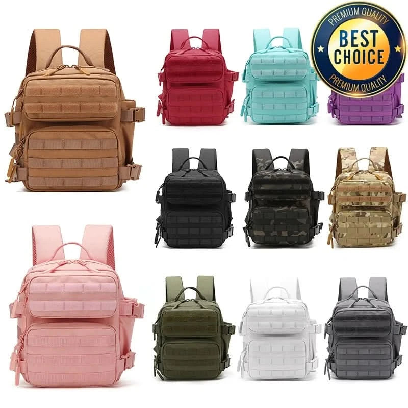 New Camping Hiking Backpack Tactical Molle 900D Men&Women School Bag Outdoor Gym Ruckdack Shoulder Pack with Dual Cup Holder - M & M Global