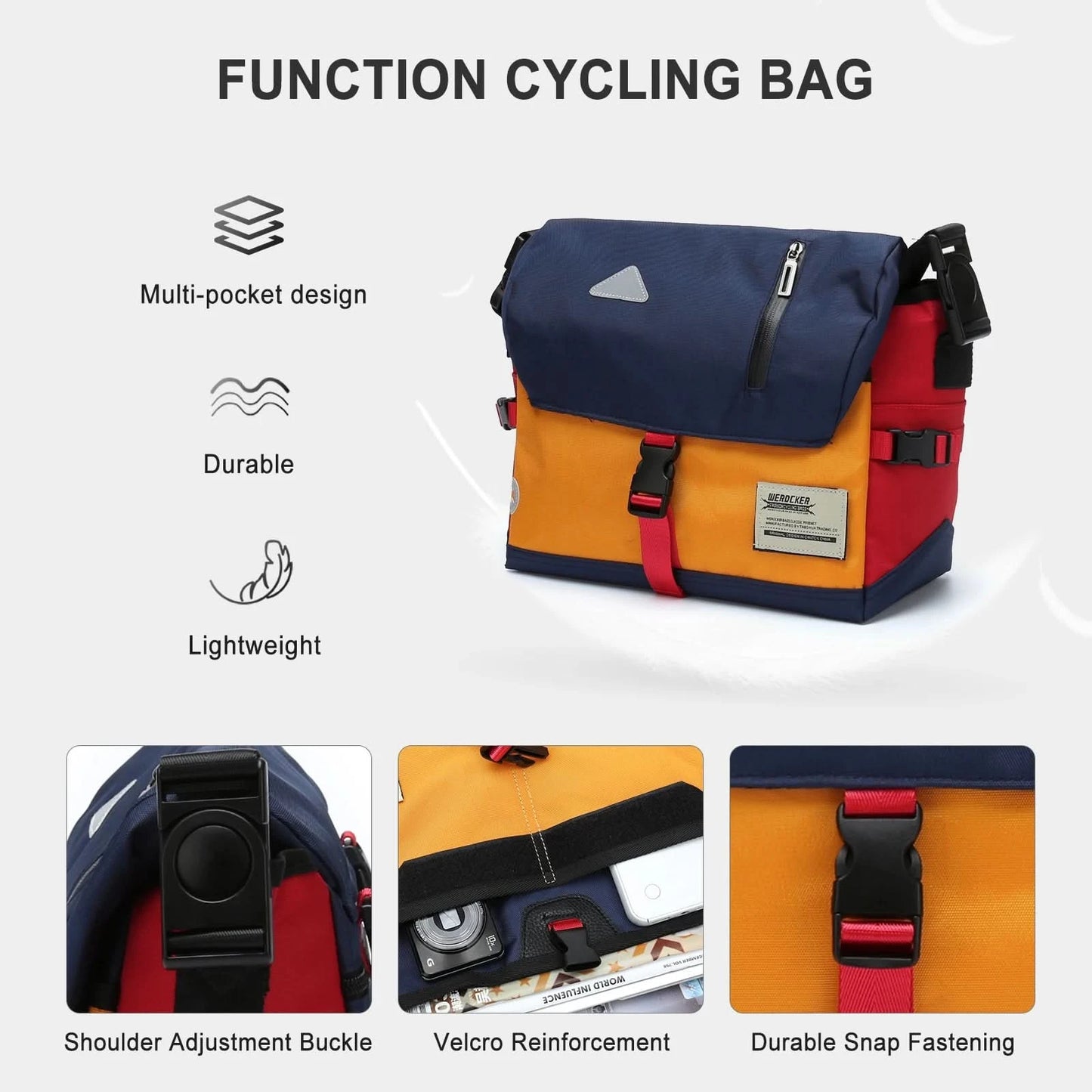 Men's Shoulder Bag Casual Waist Bag Phone Money Chest Bag Messenger Bag Cycling School Fanny Packs Mailman Bags Bolsa Masculina - M & M Global