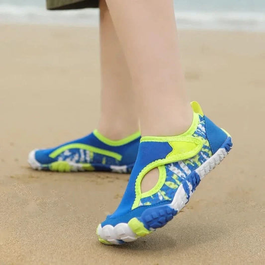 Swimming Beach Sneakers Children Diving Surfing Boating Wading Sports Shoes Kids Aqua Barefoot Water Shoes Quick-Dry Boys Girls - M & M Global