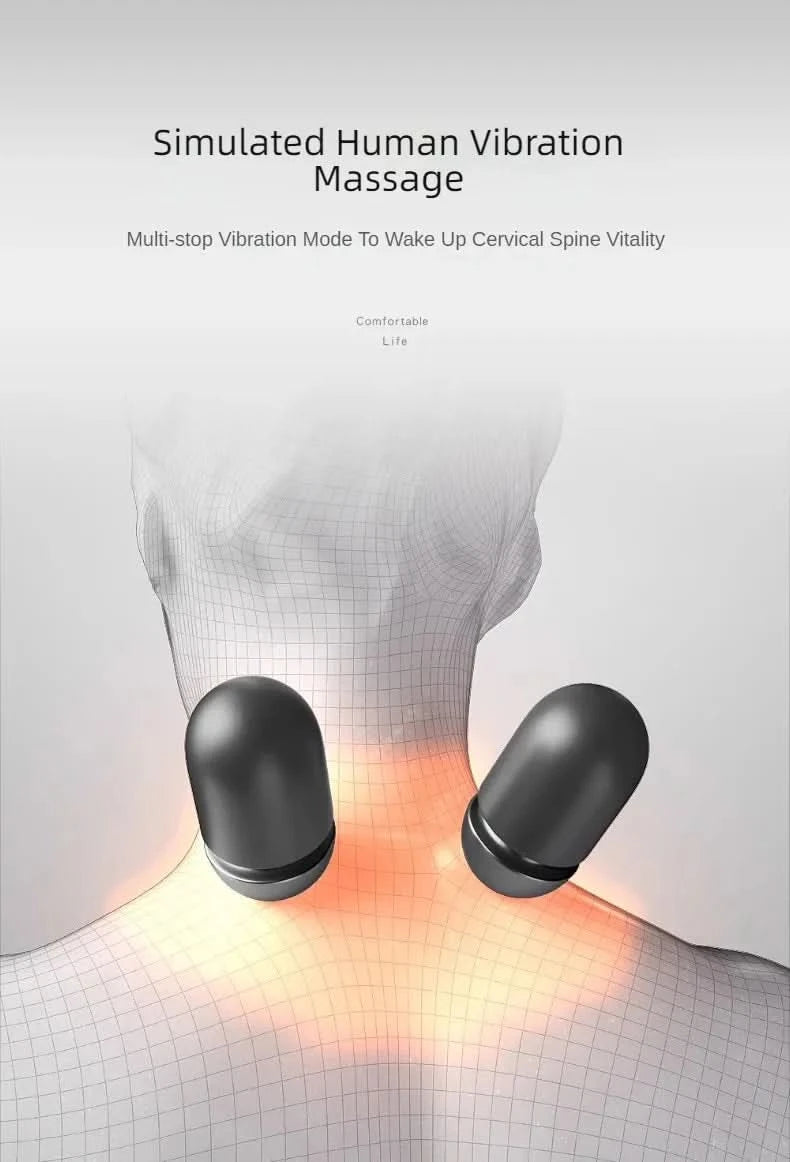 Hot Cervical Pillow Spine Sleeping Neck Massager Spine Non-traction Heating Compress Neck Masajeador Pillow Relaxation Treatment - M & M Global