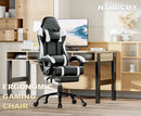 Ergonomic Gaming Chair Recliner, PU Leather Racing Game Chairs for Adults, Executive Office Chair Gamer Chair with Massager