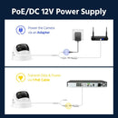 ANNKE 8MP Security Camera 180°Panoramic Dual Lens outdoor poe camera 4k AI Human Detect Two Way Audio Weatherproof 8MP IP Camera