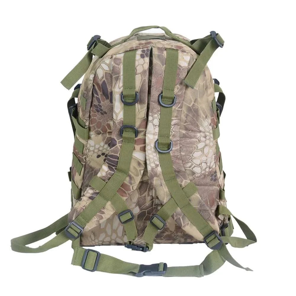 45L 3D Tactical Outdoor Camo bag Shoulder Attack Mountain riding charge bag Python Print PUBG Eating Chicken backpack - M & M Global