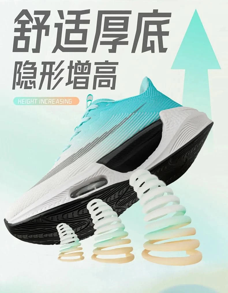 Men Running Sneaker Air Cushion Marathon Running Shoes Breathable Runner Trainers Women Platform Sports Shoes Speciality Sneaker - M & M Global