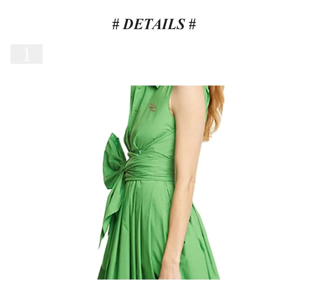 Sleeveless Women Dress Party Dresses Long Dress Single Row Buckle Lace Up Design Casual Dresses Summer Beach Dress Women Dresses - M & M Global
