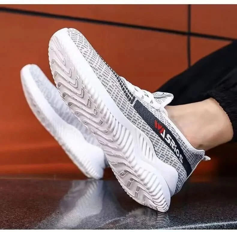male's sneakers Mesh breathable Light Casual Sports Shoes Summer Men's Outdoor Soft Sole non slip fashion Comfort Running Shoes - M & M Global
