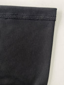 Women's Off-Shoulder Ribbed Knit Jumpsuit, Sexy Tight-Fitting Plain Romper, Fashionable Comfortable Autumn Casual Wear