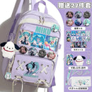 Miku Future School Backpack for Girls 2025 New Fashion Print Youth Pain Bag Large Capacity Backpack for School - M & M Global