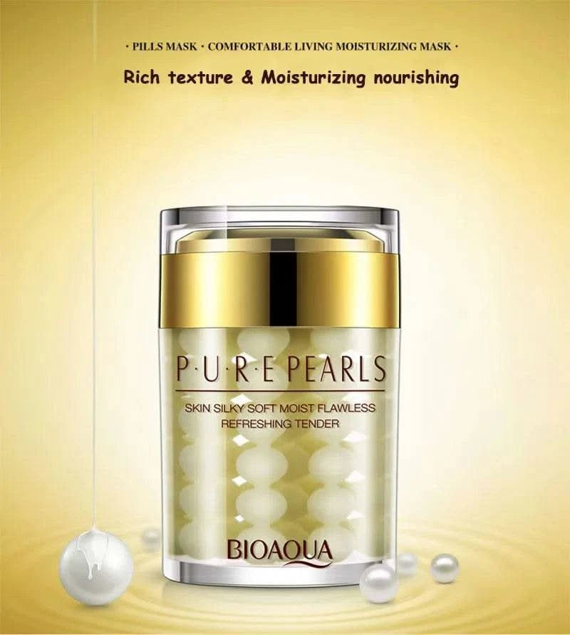 BIOAQUA Pure Pearl Face Skin Care Sets Facial Cream Eye Cream Firming Anti Dark Circles Moisturizing Brightening skincare Set - M & M Global
